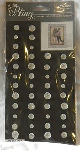 Jolee's Boutique All That Bling Clear Circle Gem Stickers