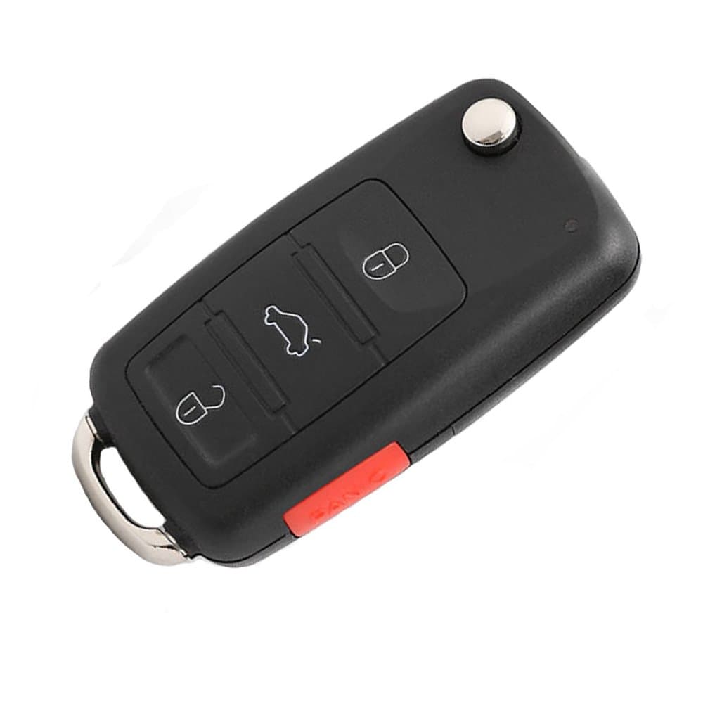 4 Buttons Remote Flip Key Shell For VW Passat Jetta GOLF No Chips Inside