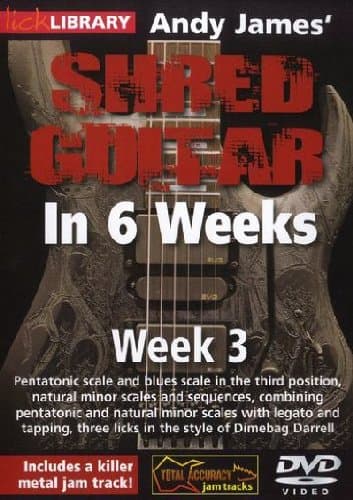 Andy James Shred Guitar in 6 Weeks: Week 3 DVD
