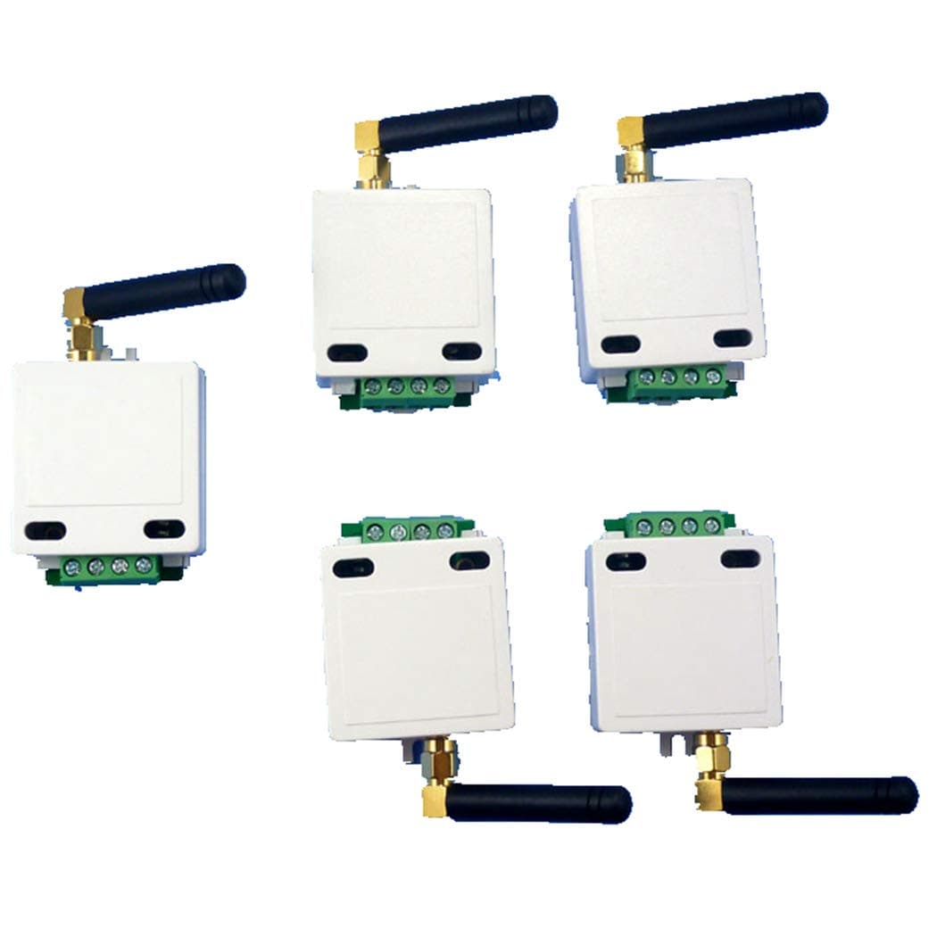 Eletechsup 1 Master 4 Slave 433M Wireless RS485 Bus RF Serial Port UART Transceiver Module DTU for PTZ Camera PLC Modbus RTU LED Controller