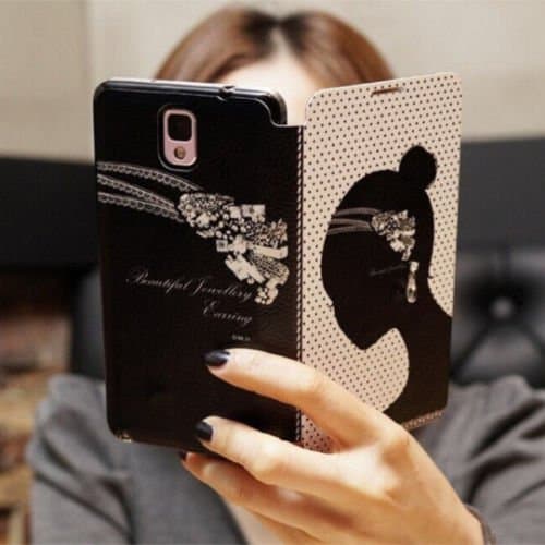 Girl Bling Fashion Wallet Diamond Flip Feature with Credit/id Card Slots/holder&strap PU Leather Case Cover For Smart Mobile Phones ( ZTE Majesty Z796C / Source N9511 )