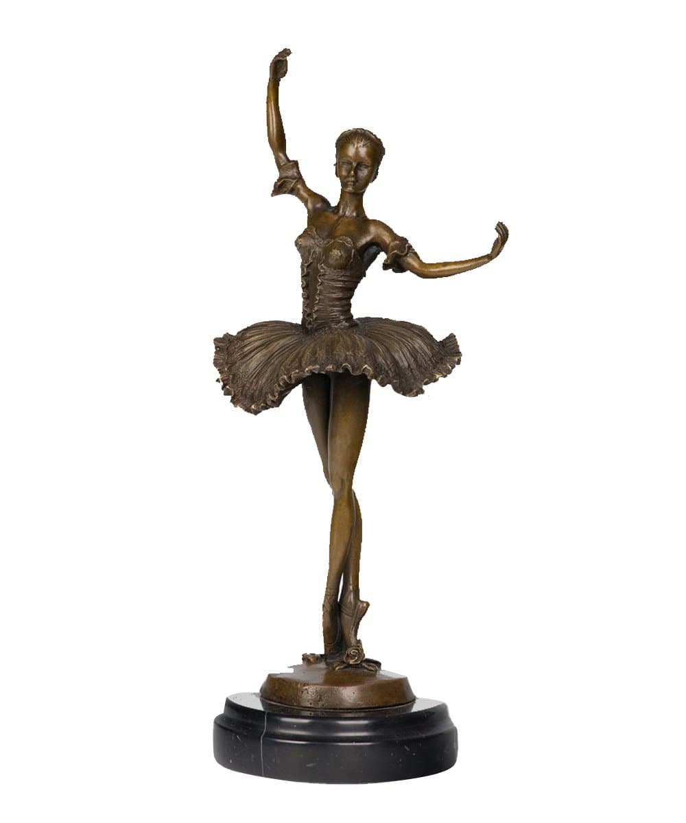 Ballet Dancer Sculptures Female Bronze Statue Ballerina Figurine BSE-007