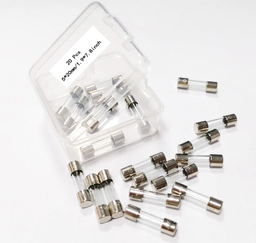 1.6A, T1.6A, 1.6A Fuse, T1.6A Fuse, 1.6A250V Fuse, T1.6A250V Fuse, 1.6A250V, 1.6AL Fuse, 1.6AL Fuses, Glass Fuse 1.6AL250VP, 1.6A 250V, Fuse 1.6AL, Fuses,1.6AL, Slow-Blow 5*20MM Vigor_Source (20 pcs)