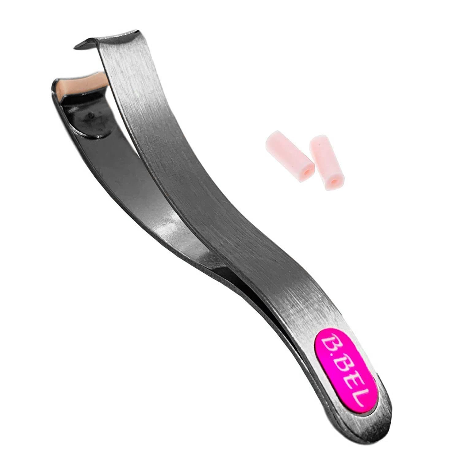 Prima Shogyo Preo Curl Up Japanese Eyelash Curler, Silver, Silicone, 2 Cushions, Compact, Curls Lashes 1/3 Each