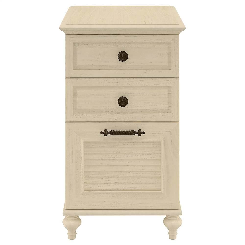 Bush Furniture Kathy Ireland Home Volcano Dusk 3 Drawer File Cabinet, Driftwood Dreams