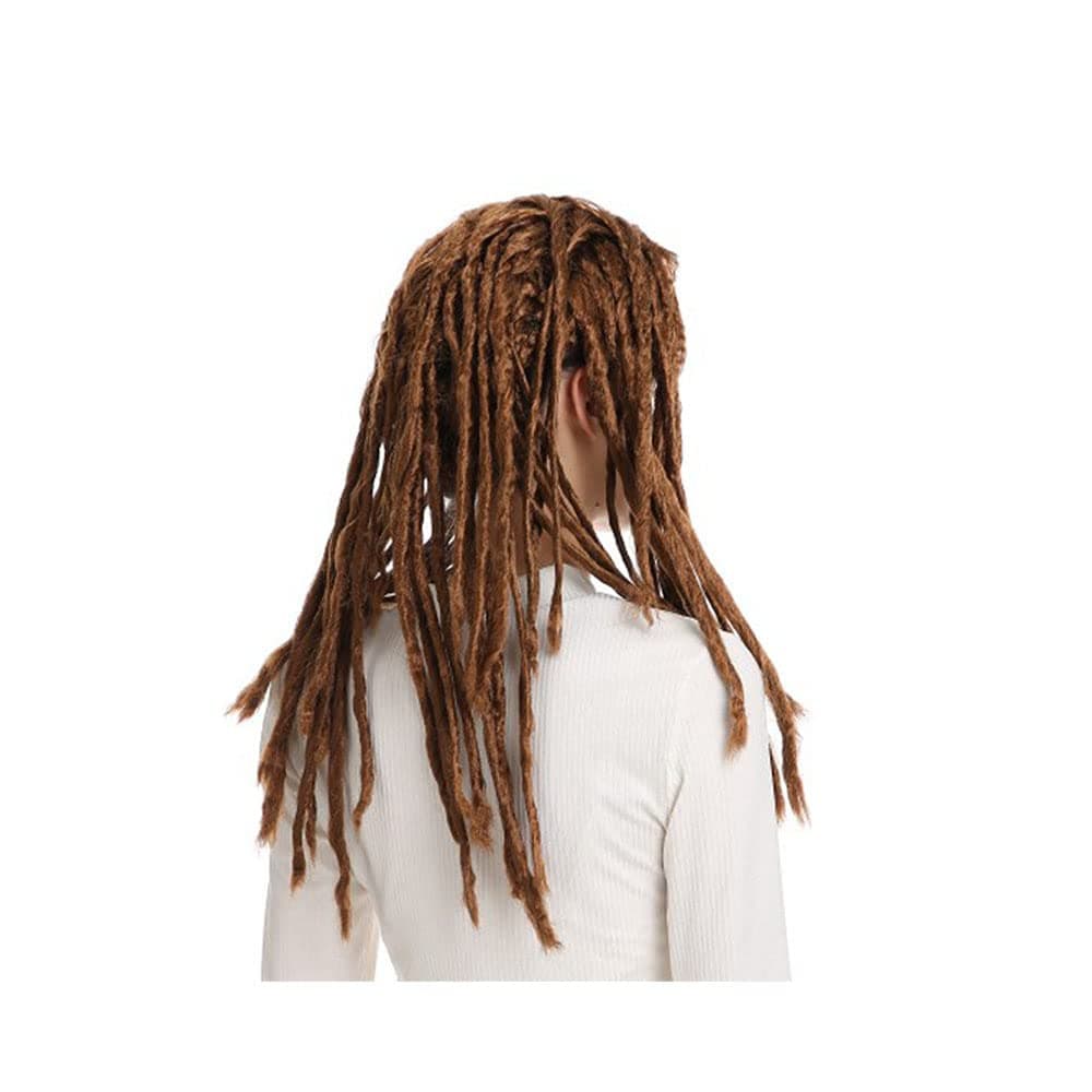 Dreadlock Wig Dreads Wigs Reggae Wig Cosplays Wigs for Halloween Costume (Brown)