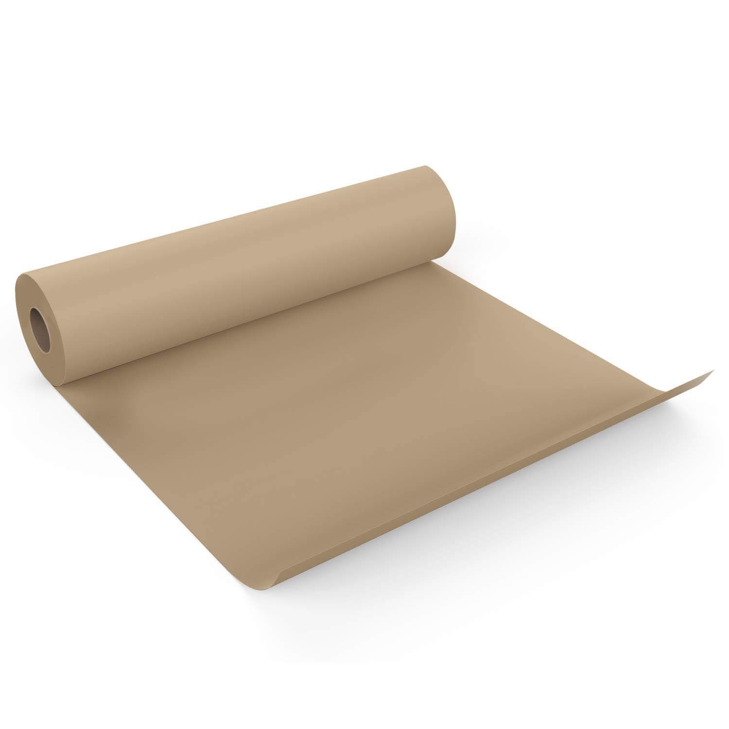 MM WILL CARE - WE WILL CARE YOUR PRODUCTS Brown Paper Roll, 20 m
