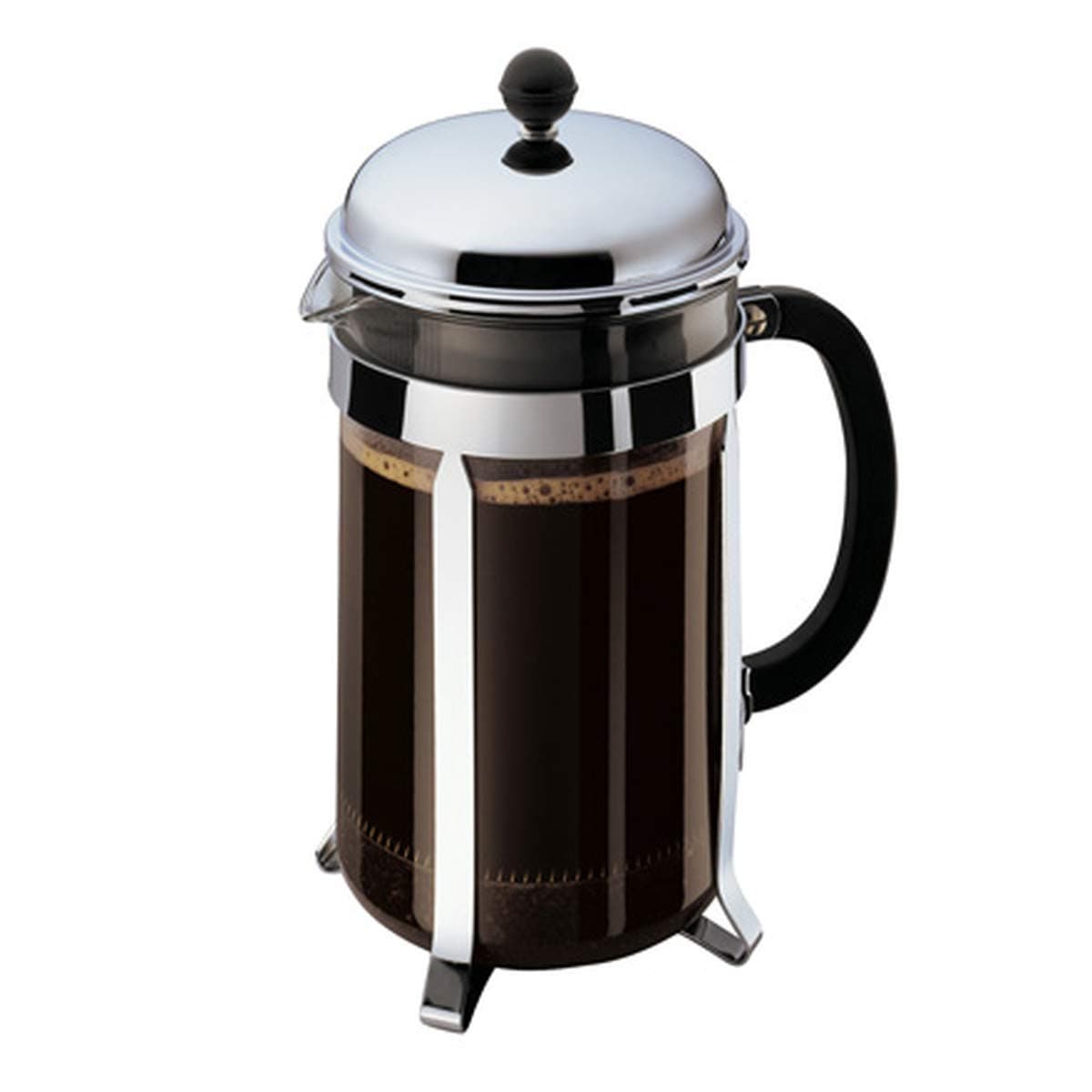 Bodum Chambord French Press Coffee Maker, 12 Espresso Cup, 51oz, Chrome
