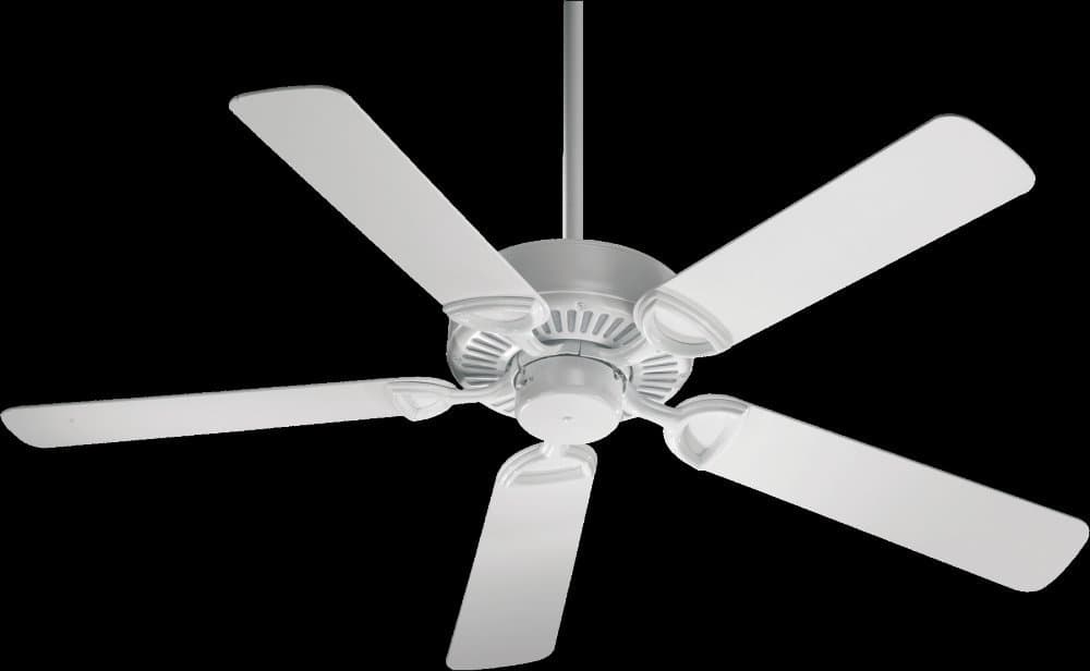 Quorum 43525-6 Traditional 52``Ceiling Fan from Estate Collection in White Finish,