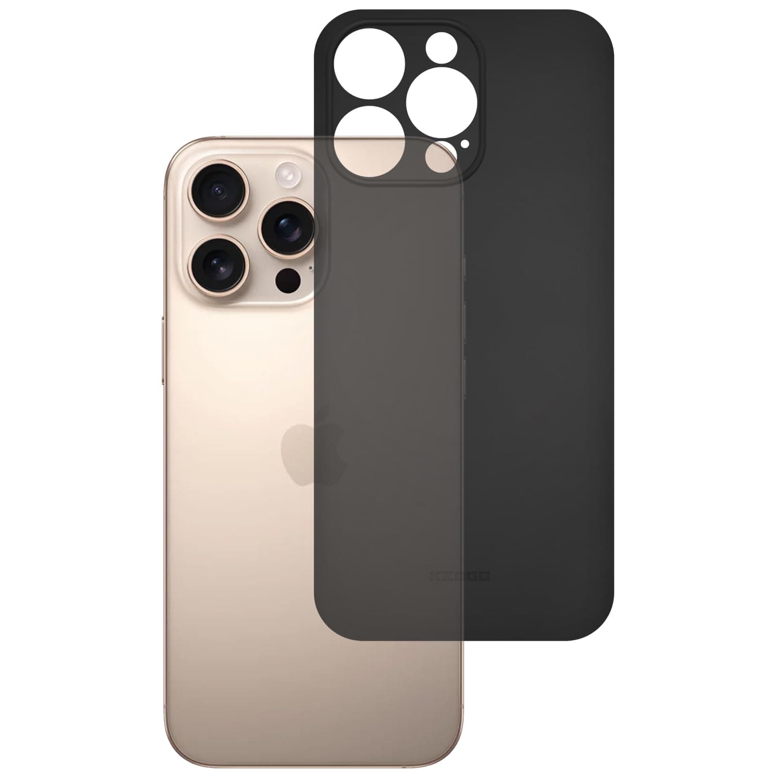 MARGOUN K-ZDOO for iPhone 16 Pro Max Air Skin Case All Around Full Protection Ultra Slim 0.3mm Thickness 4g Feather Weight (Black, 16 Pro Max)