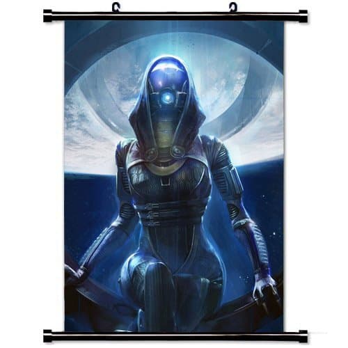 Talizorah Nar Rayya Mass Effect Game(1) Art Poster Home Decor Wall Scroll Poster Fabric Painting 23.6 X 35.4 Inch (60cm X 90 cm)