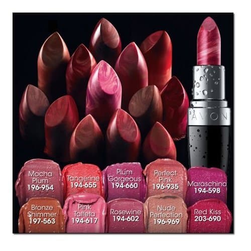 Avon Pink Taffeta Lipstick Ultra Color Rich Moisture Seduction