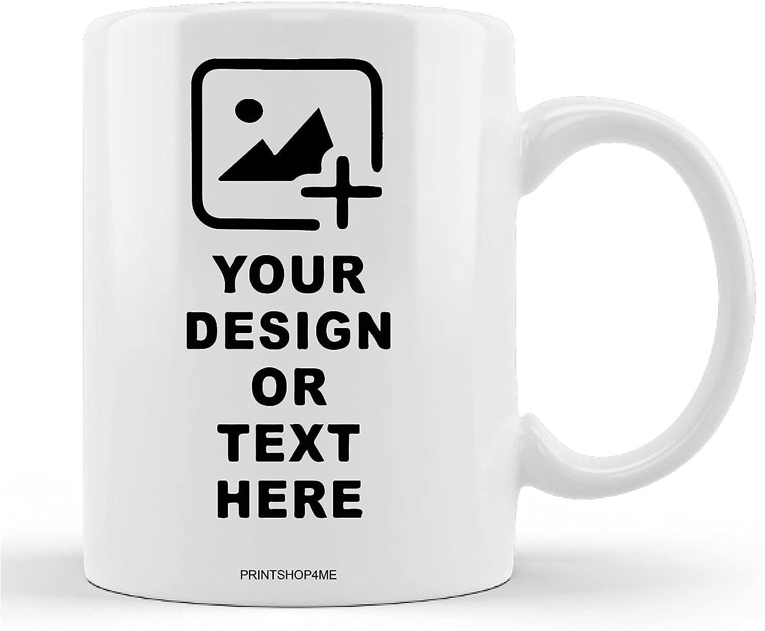 Personalized White Coffee Mug – Custom Made Drinkware with Your Photo, Text, or Design – Customizable coffee mug for Daily Use – Gift for Birthdays and Anniversaries (Personalized Coffee Mug)