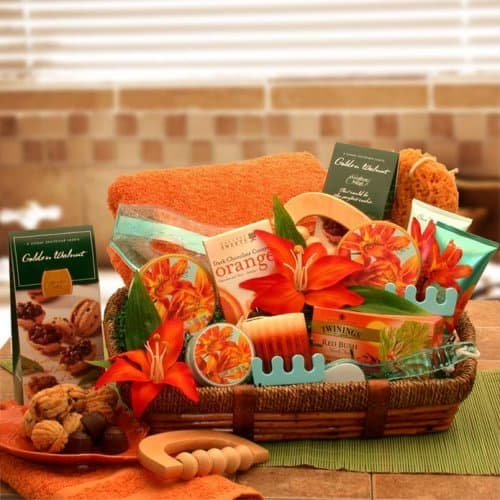 Essential Healing Spa Luxuries Gift Basket