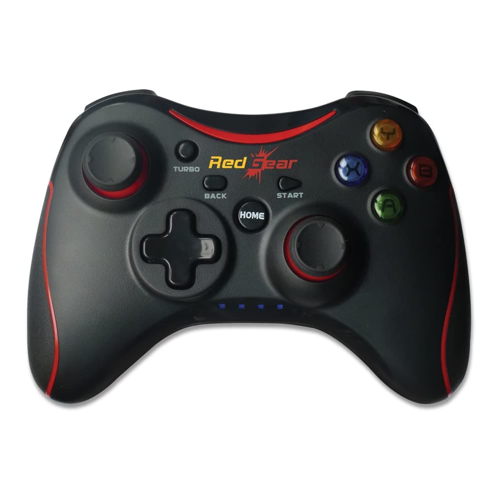 Redgear Pro Wireless Gamepad - 2.4GHz Wireless Technology, Dual Intensity Motor, and Illuminated Keys for PC (Compatible with Windows 7/8/8.1/10 Only