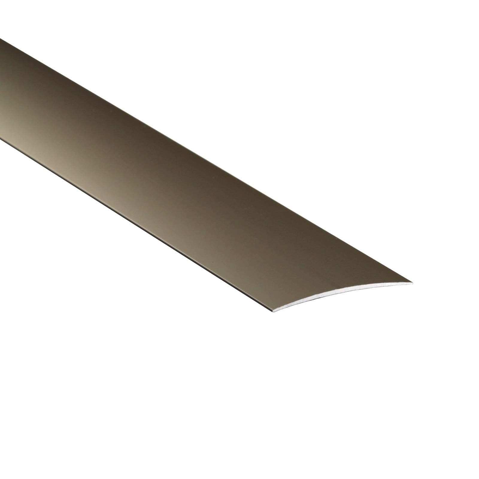 Self Adhesive Aluminium Threshold Strip 60mm x 1M Door Floor Trim Transition LPOSK TMW Profiles (Champagne)