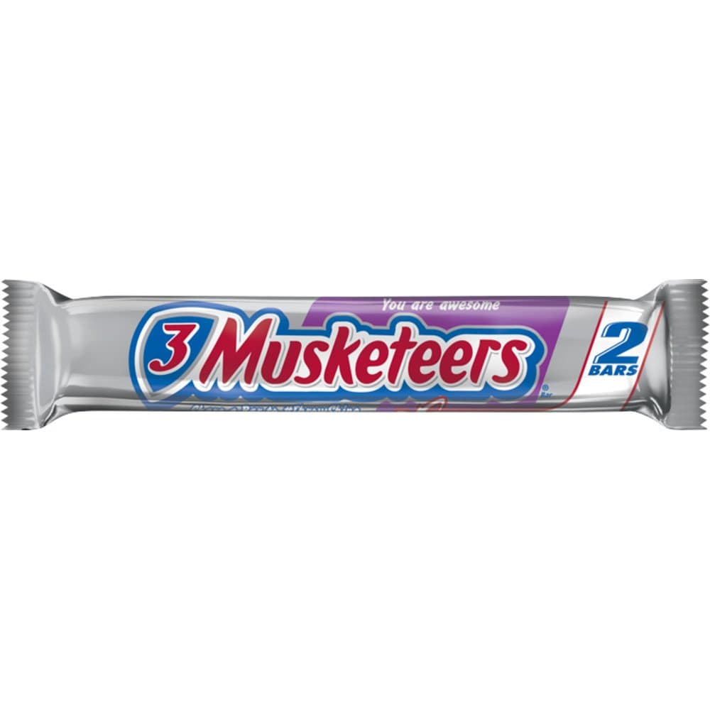3 Musketeers Chocolate Sharing Size Candy Bar, 3.28 oz.