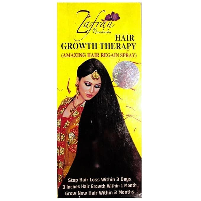 Mamaland Zafran Hair Growth Therapy Oil | 100ml Jafran Herbal Hair Oil | Promotes Hair Growth, Reduces Hair Fall & Dandruff | Ayurvedic Saffron & Natural Extracts
