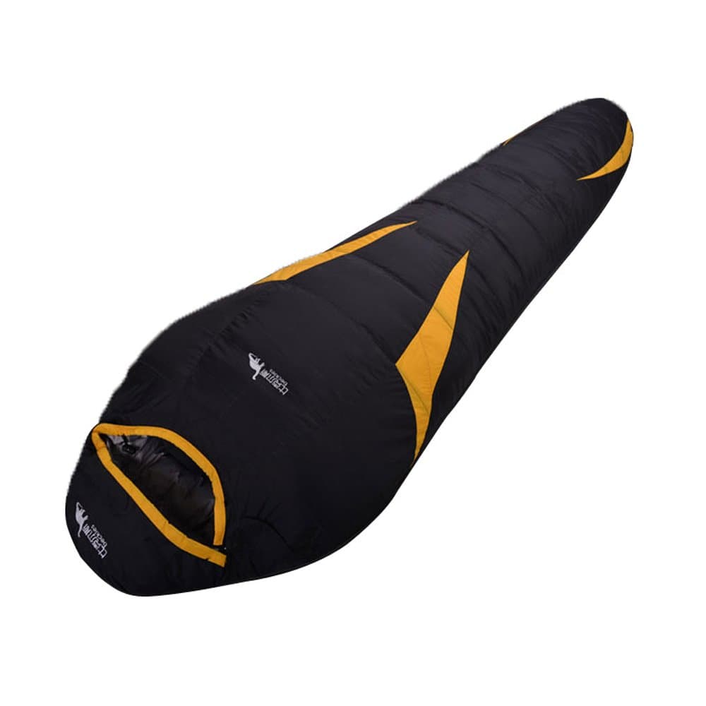 emansmoer Cold Weather Water Resistant Outdoor Duck Down Portable Mummy Sleeping Bag for Camping Hiking Trekking