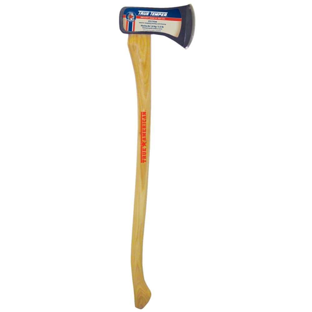 THE AMES COMPANY 994947 True American Single Bit Michigan Axe, 3.5 lb