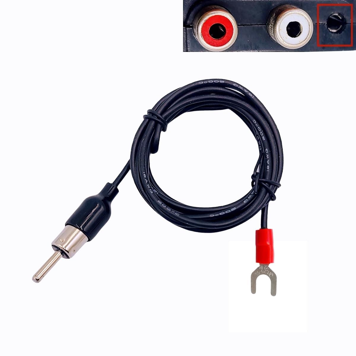 Turntable Ground Wire 5ft - 18AWG Premium Anti-Hum Cable for Technics SL Series - Eliminates Buzzing Noise