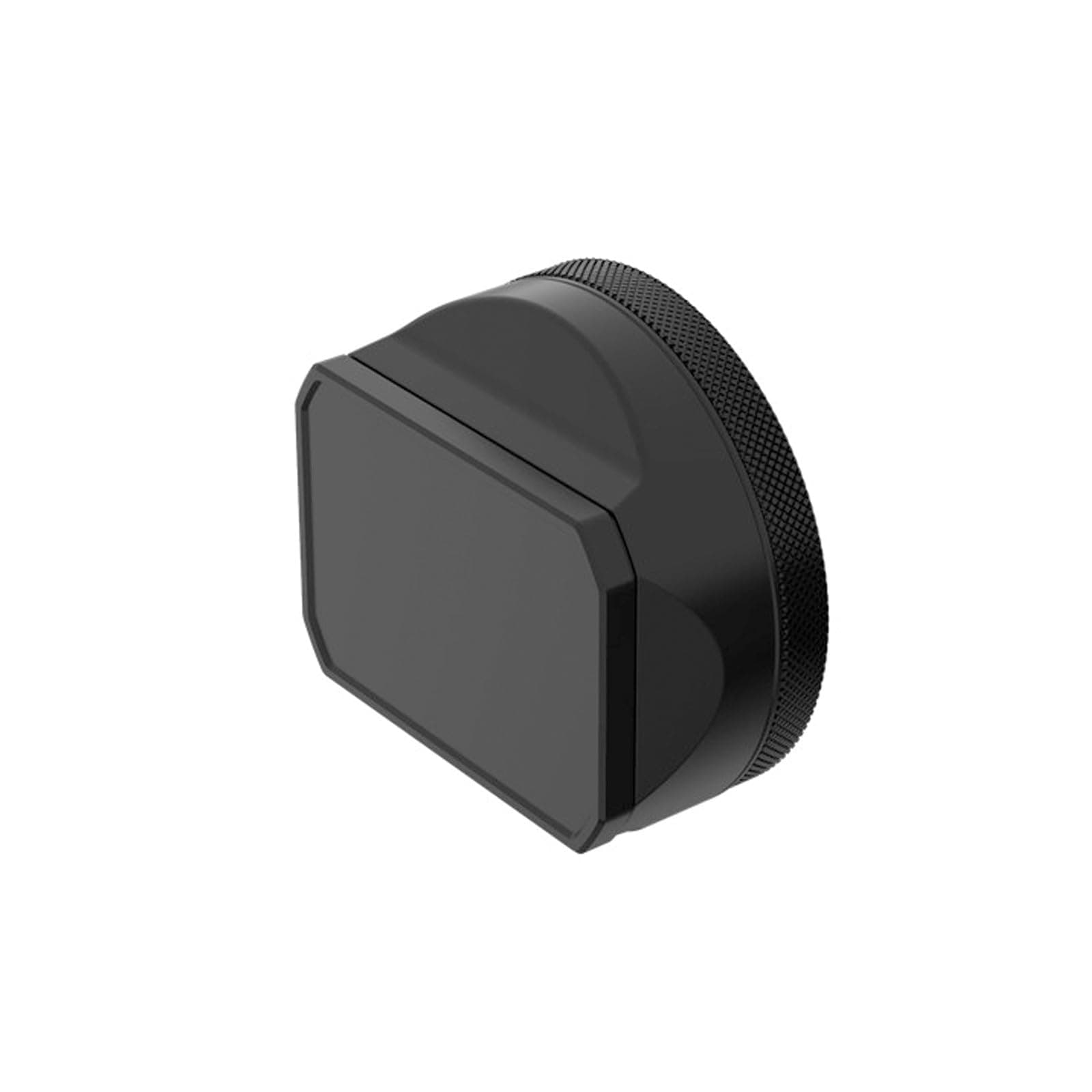 YC Onion Square Metal Lens Hood for Fuji Fujifilm X100V X100VI with 23mm Adapter Ring Black,Aluminum Alloy