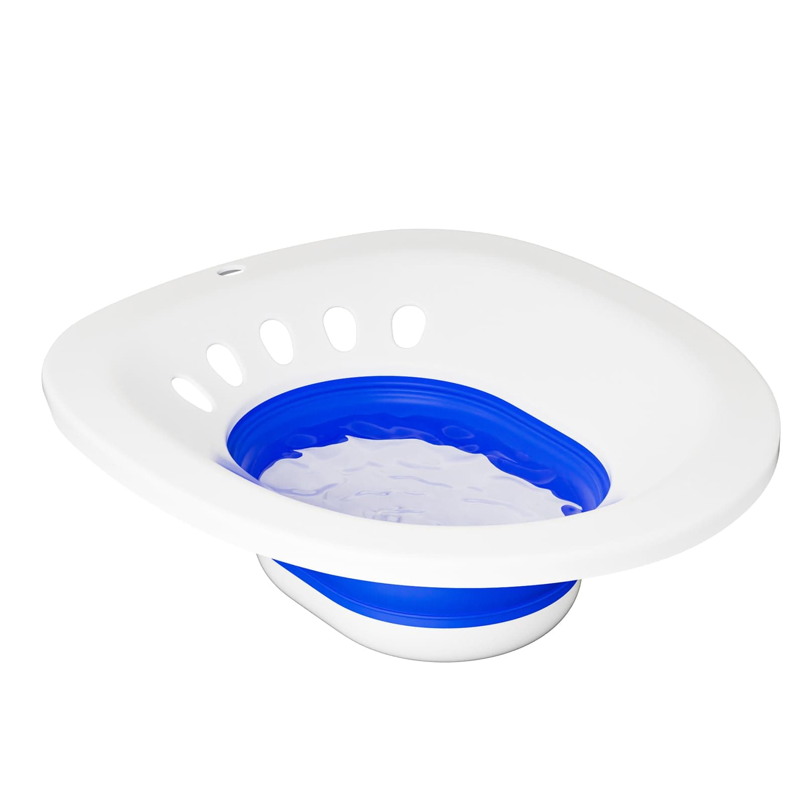 Sitz Bath,Sitz Bath for Toilet Seat,Sitz Bath for Hemorrhoids, Sitz Bath for Postpartum Care,Collapsible Sits Bath Kit for Women,Easy to Store,Wide Seat,Deeper Bowl
