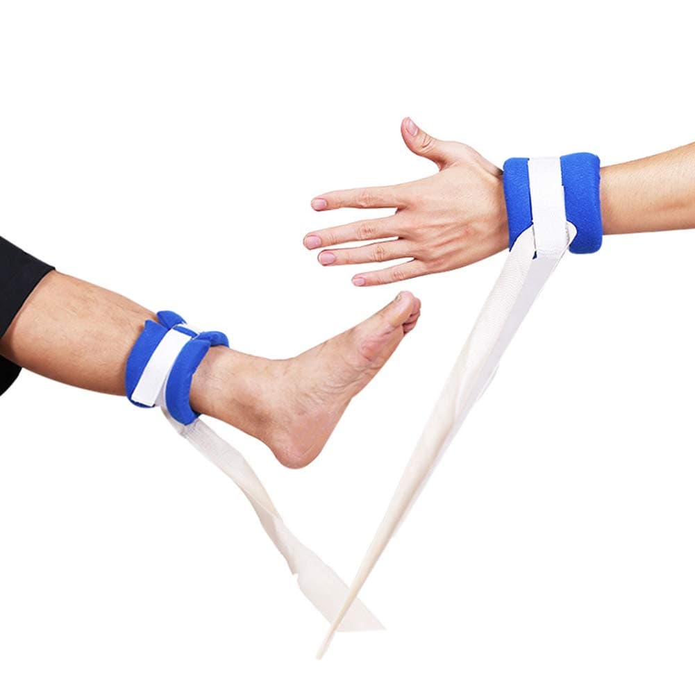 2Pcs Hospital Patient Medical Restraints Bed Limb Holder Universal Constraints Control Quick Release for Hands or Feet (2Pcs)