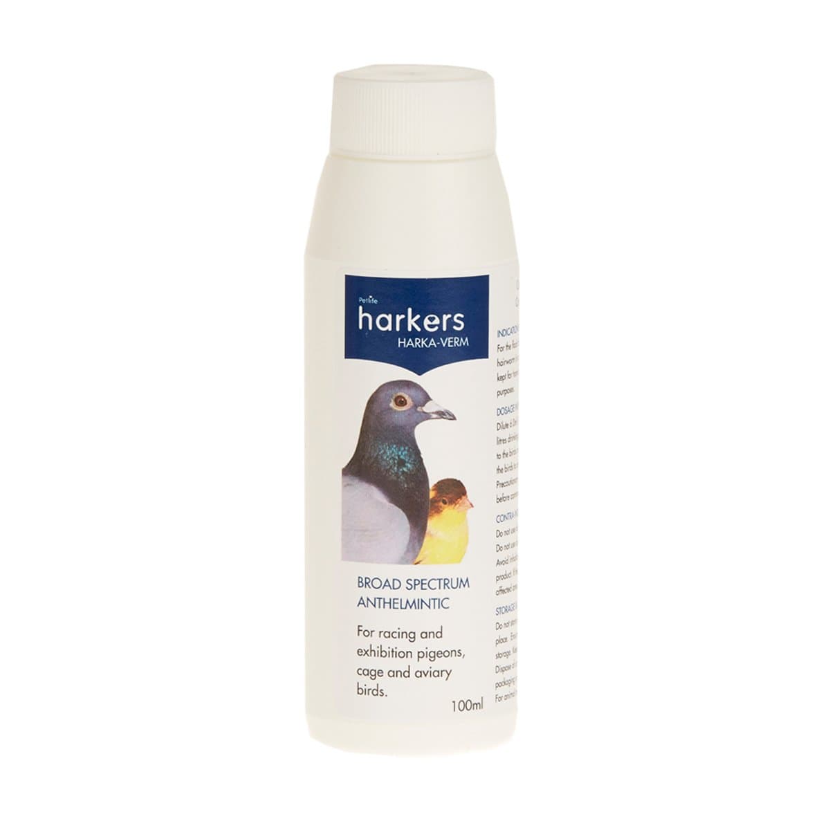 Petlife Harkers Harka-Verm Liquid Worming Treatment for Pigeon, 100 ml