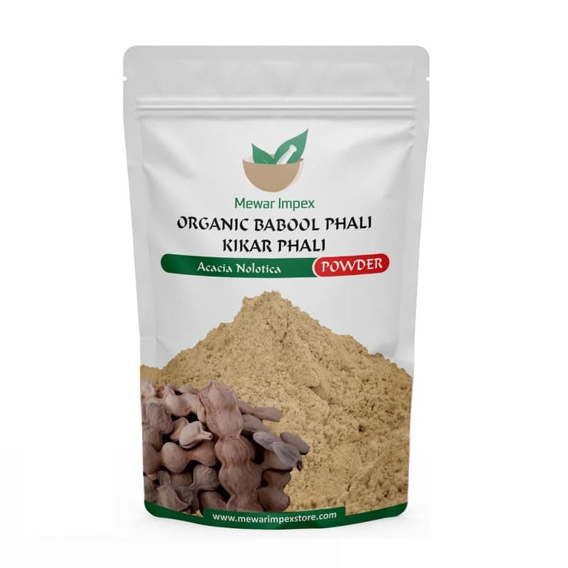 Mewar Impex Organic Babool Phali Powder 250 Gm |Kikar Powder For Joint Pain | Acacia Arabica Powder