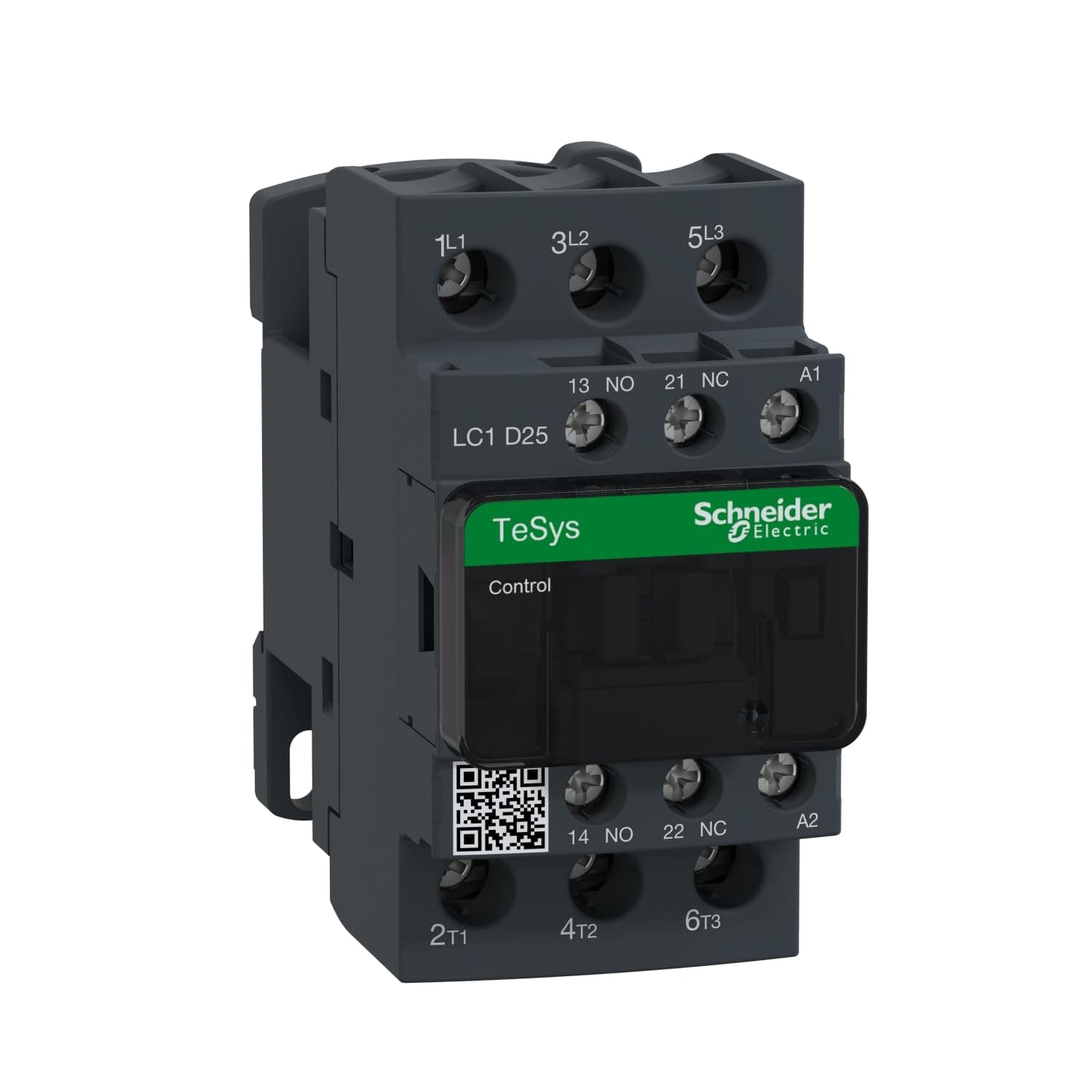 Schneider Electric TeSys D - AC Contactor, 240 V AC, 50/60 Hz, 3 Pole, 3NO, 25A, Fixed & DIN Rail Mounting, LC1D25U7