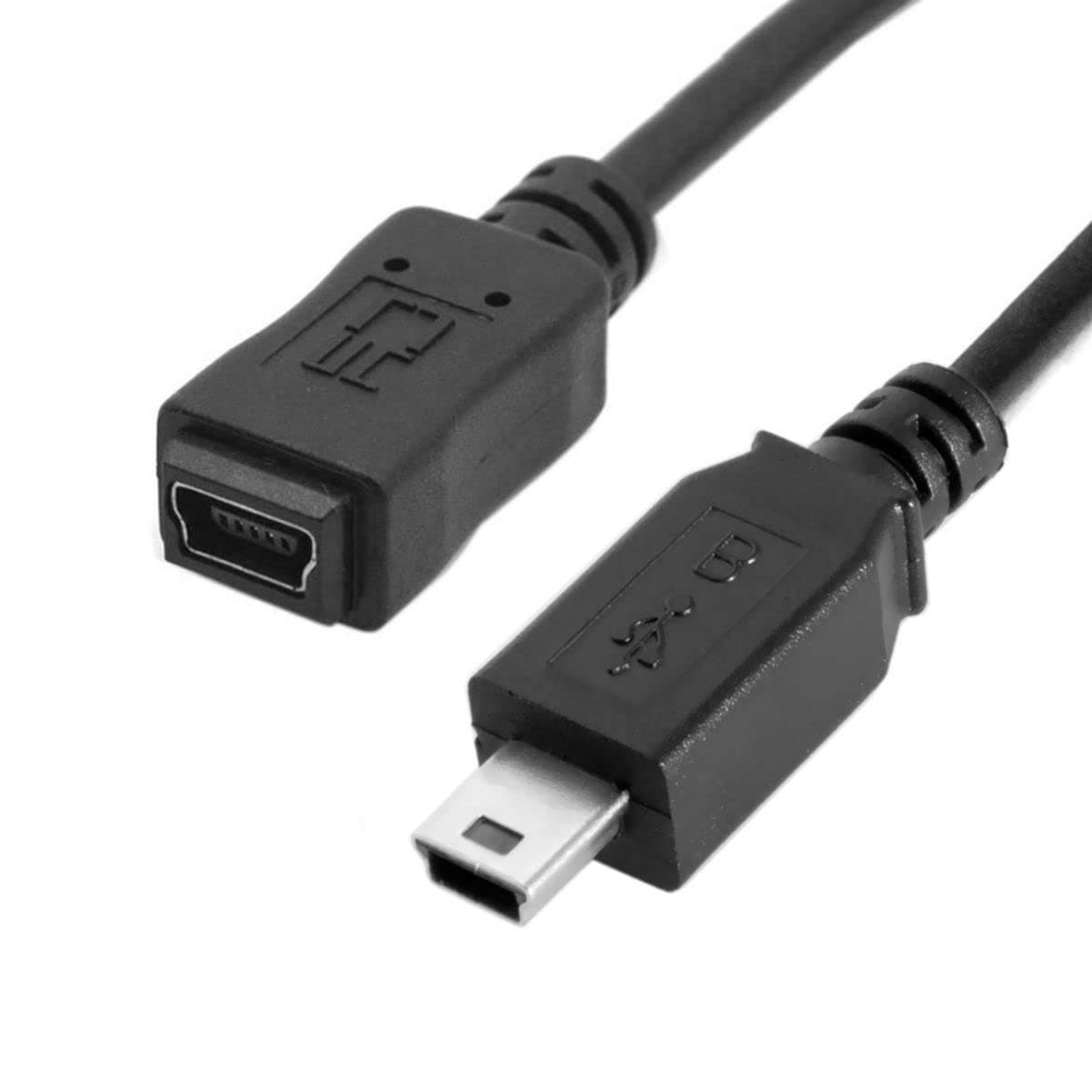 CY USB 2.0 Hi speed Mini USB 5Pin Male to Female Extension Adapter Cable 150cm