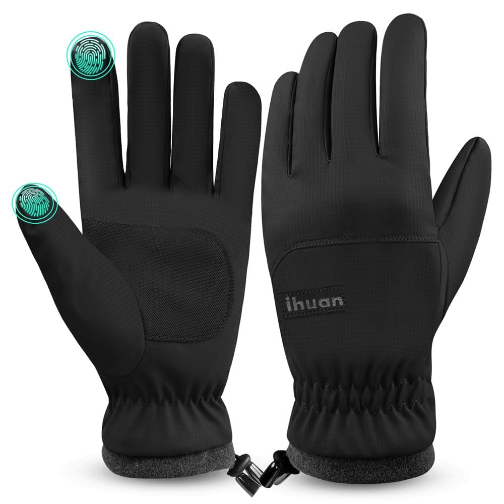 Winter Waterproof Ski Gloves Men Women, Snow Warm Cycling Cold Weather, Driving Biking Running