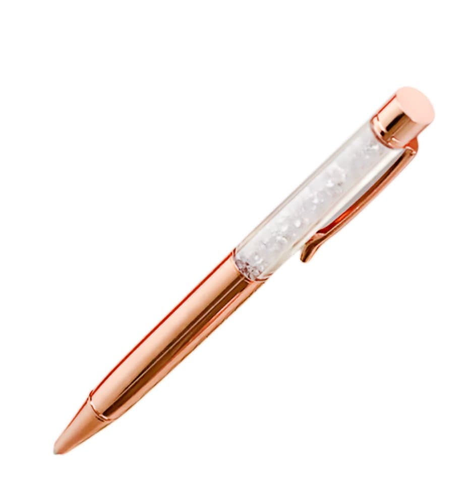AnkaicustomEngraved/Personalized Ballpoint Pen,Rose gold Crystal Metal Pens,Engraved with your Name Pen