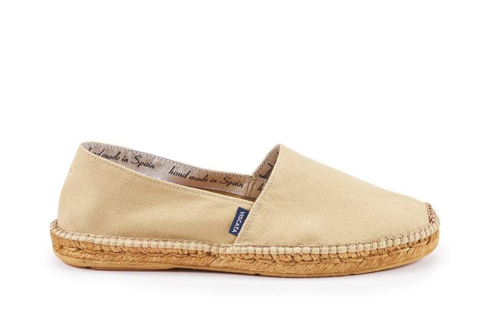 ViscataBarcelona Men’s Espadrilles Beige Size: 10 UK