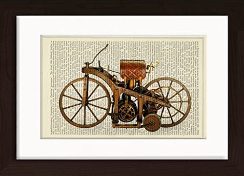 Daimler Reitwagen Motor Cycle Print