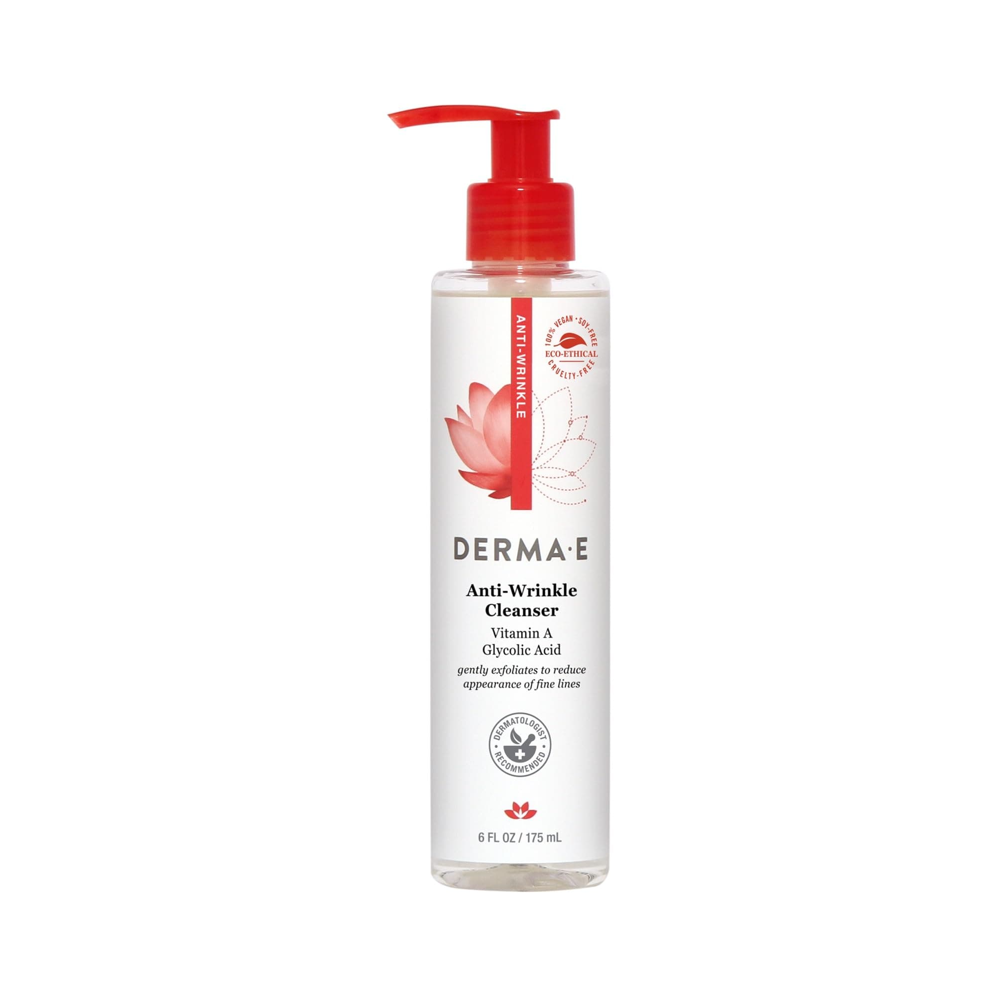 Vitamin A Glycolic Cleanser, 6 oz by Derma e