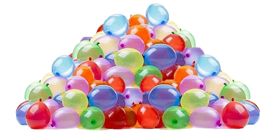 BeSquared 250pcs Reusable and Refillable Self-Sealing Water Balloons - Nerf Magnetic Reuse - Fun for Boys, Girls, and Adults - Perfect for Summer Water Games and Outdoor Activities