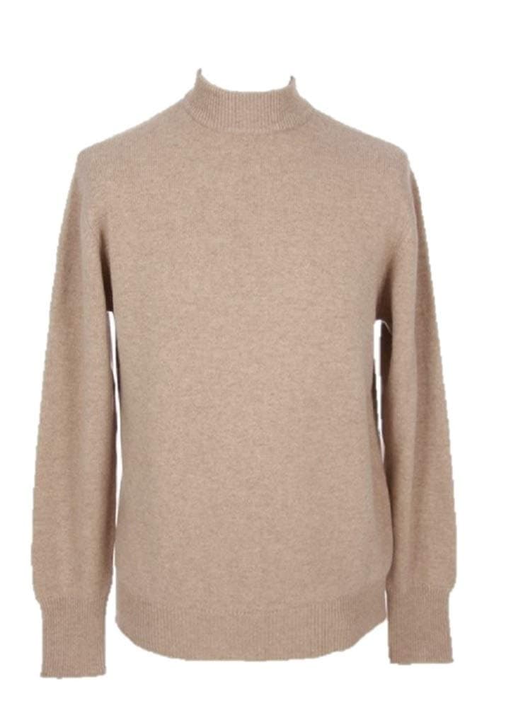 Shephe Men's Mock Turtleneck Cashmere Sweater