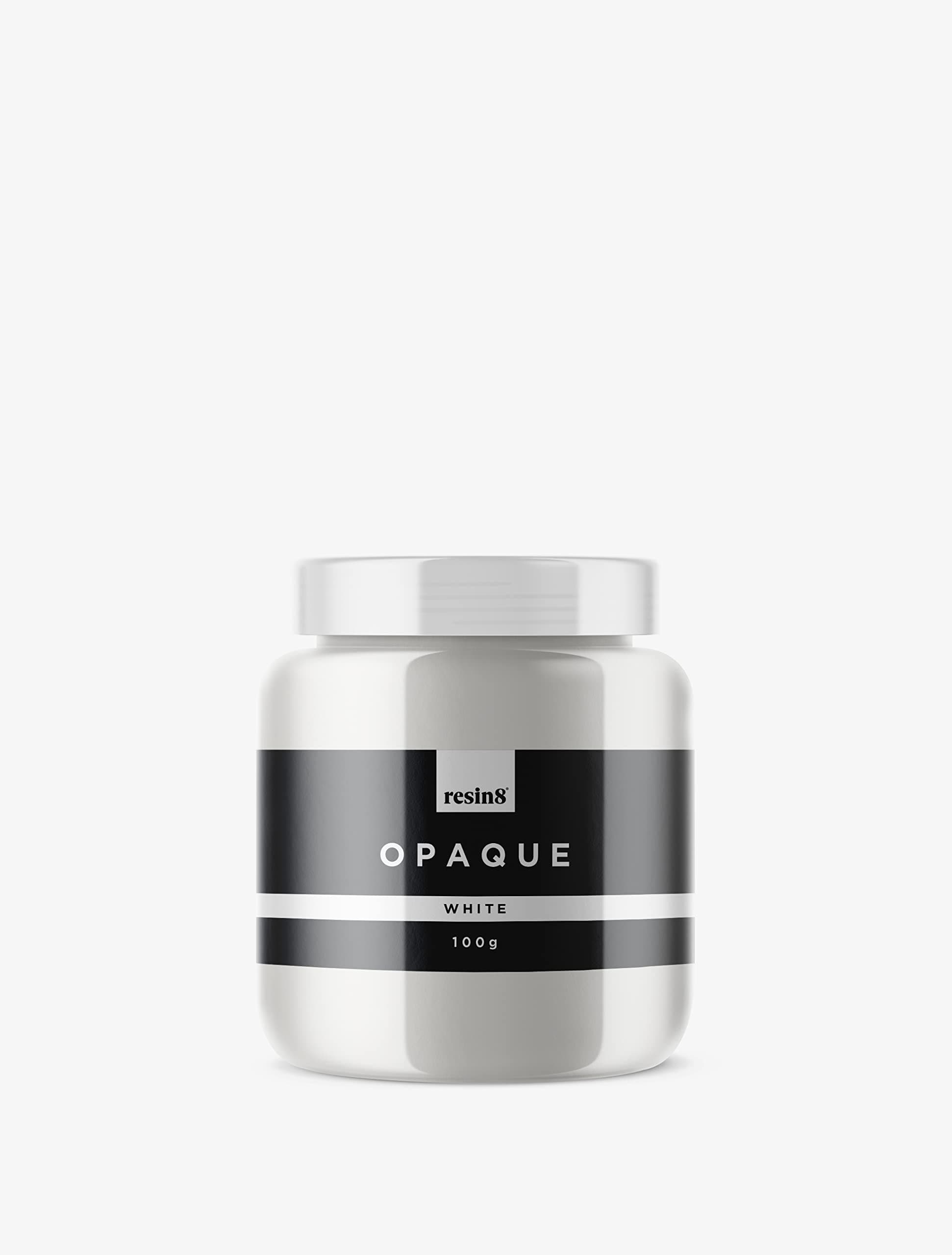 White Resin Pigment for Waves: Long Lasting Rich Colour Dye for Resin Art & Crafts for Resin8® Cells, Waves & Lacing - Opaque White Pigment 100g