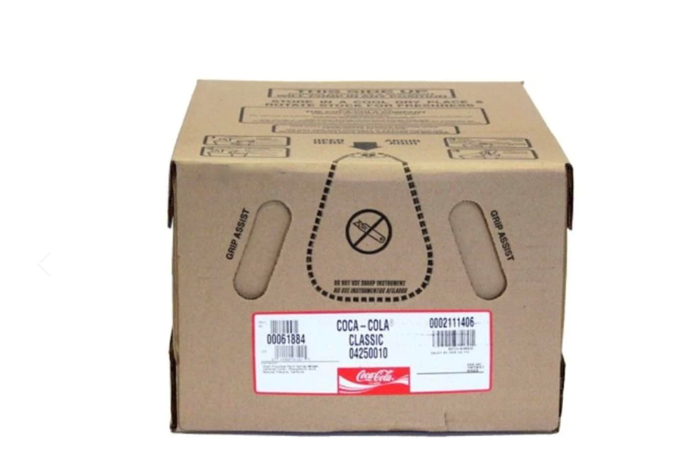 Compatible with Coke Classic Soda Syrup Concentrate 5 Gallon Bag in Box