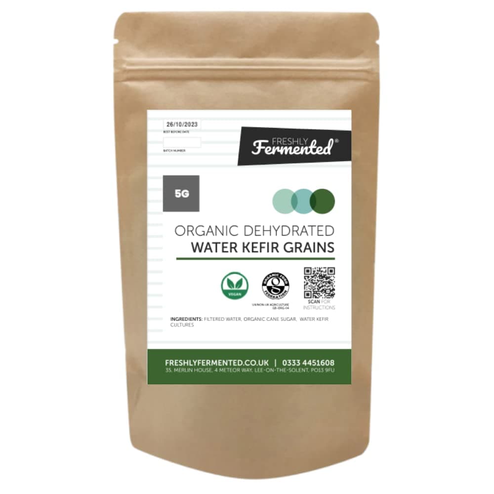 Certified Organic Dehydrated Water Kefir Grains