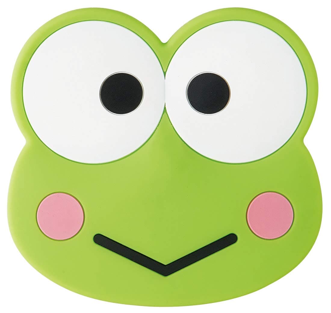 Portable Mirror / Silicon Compact Mirror Kero kero keroppi Sanrio