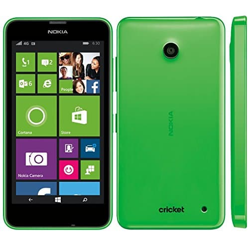Nokia Lumia 630 Windows Prepaid SmartPhone, Carrier Locked to Cricket Wireless, No Contract