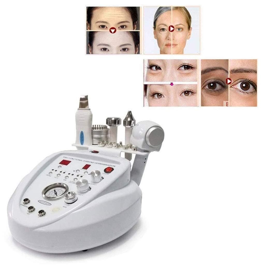 CDSLQ 5 in1 Peeling Dermabrasion Skin Scrubber Microcurrent Face Lift Machine Facial Care Salon Equipment Professional LED Diamond Microdermabrasion Machine 0813