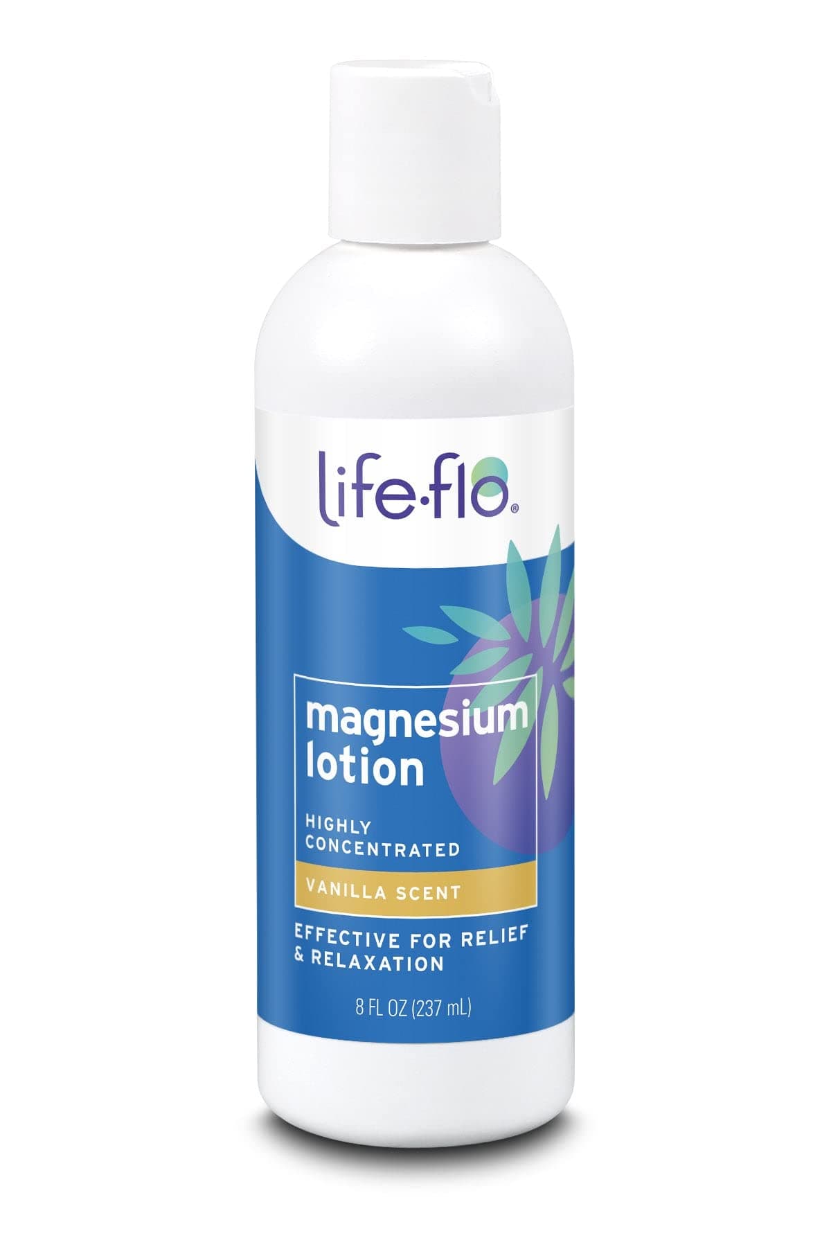 Life-flo Magnesium Lotion Life Flo Health Products 8 oz Liquid (Pack of 4)