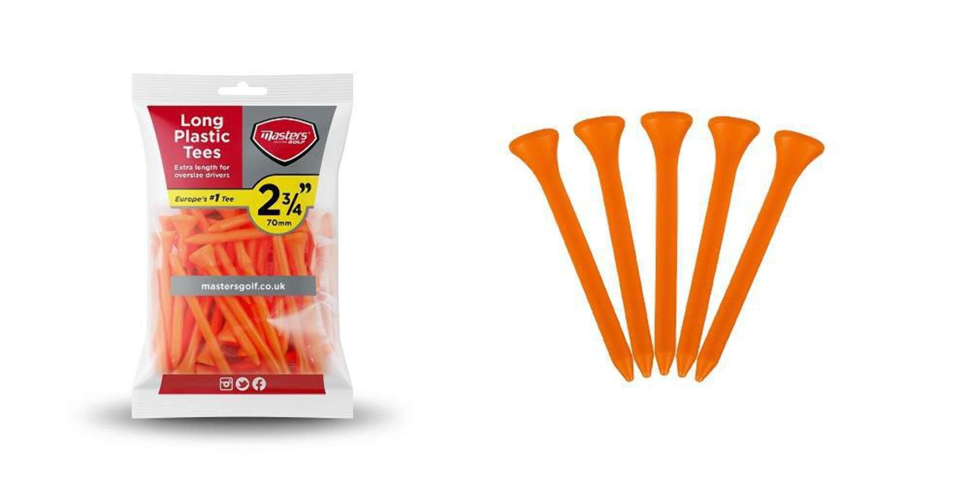 Unisex's Plastic Tees (Bag of 30), Unspecified