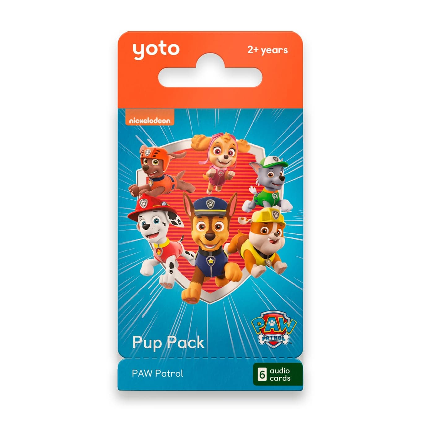 Yoto PAW Patrol: Pup Pack - 6 Kids Audio Cards for Use with Yoto Player & Yoto Mini All-in-1 Audio Player, Educational & Screen-Free Listening with Fun Stories for Playtime, Bedtime & Travel, Ages 2+