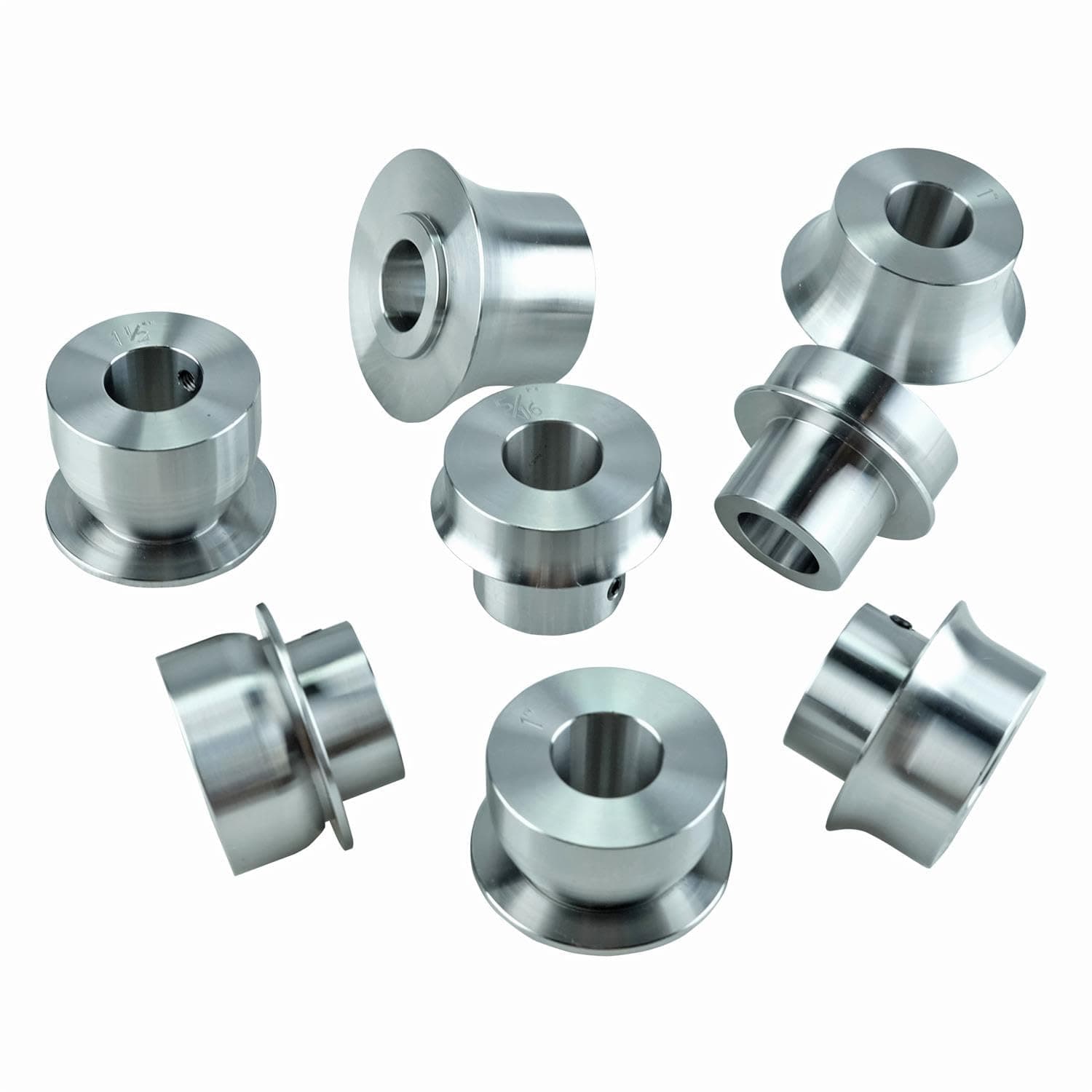 KF5015 Bead Roller Radius Edge Die Set with 8 dies includes 5/16"-1/2" - 1" - 1 1/2" Radius Dies 22mm (0.866") shaft
