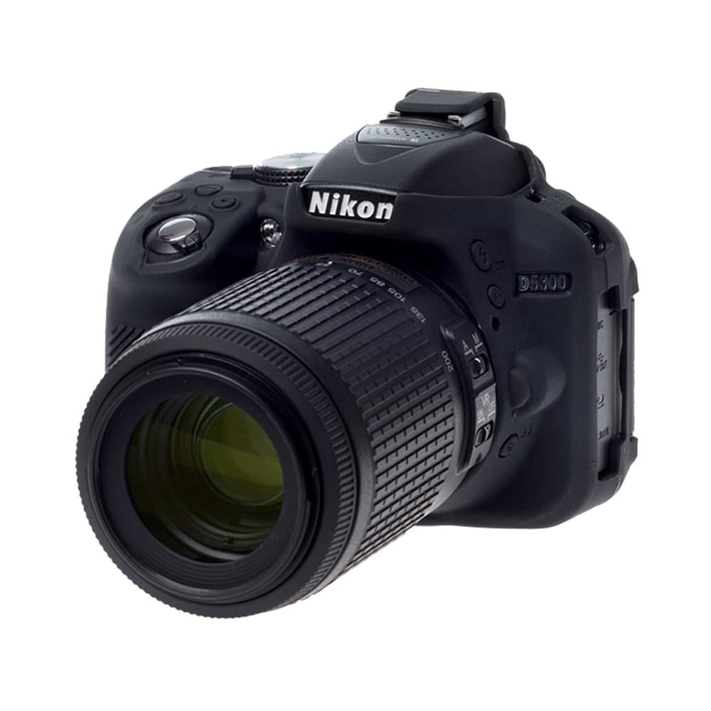 EasyCover for Nikon D5300 Camera Silicone Case (Black)